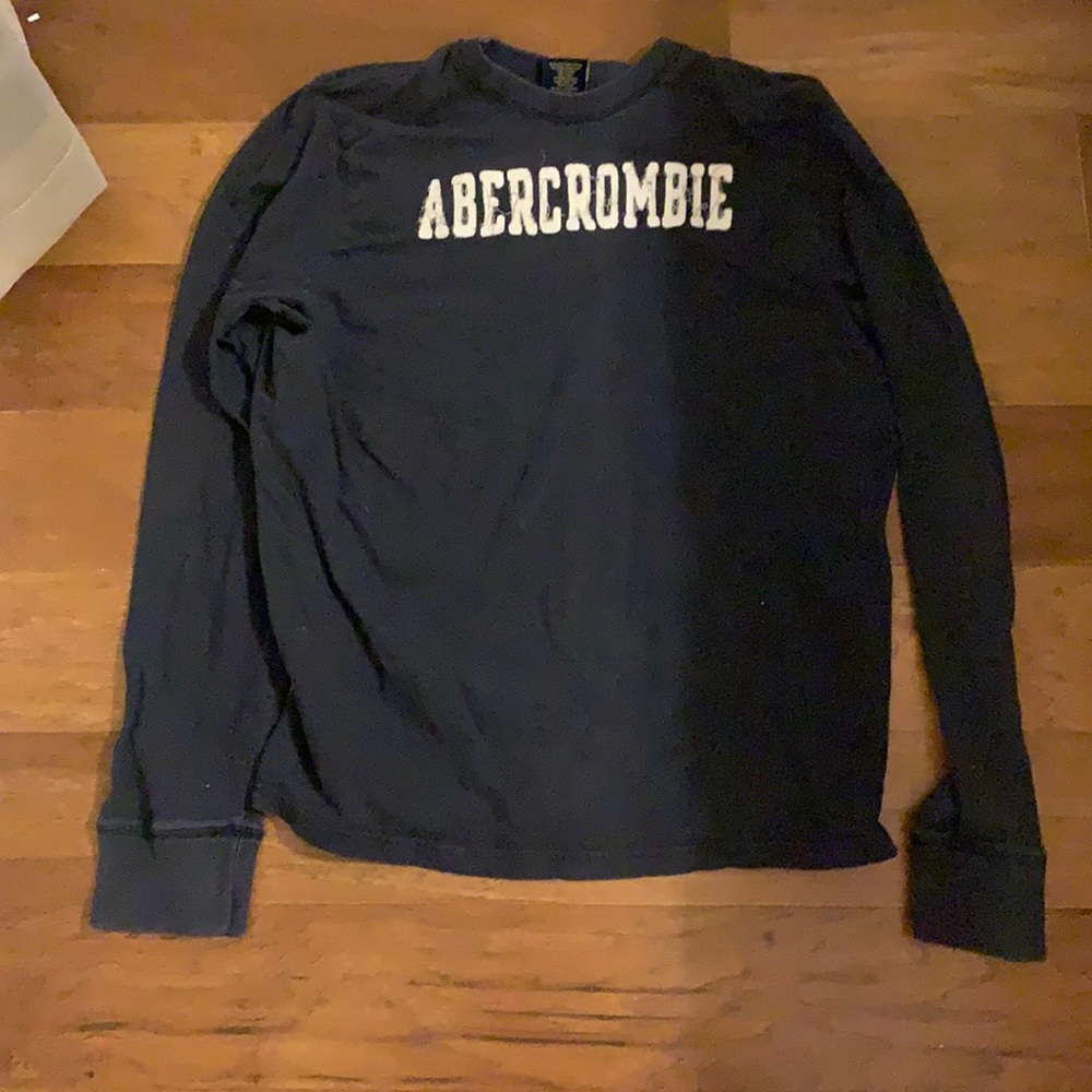 A&F oversized long sleeve shirt